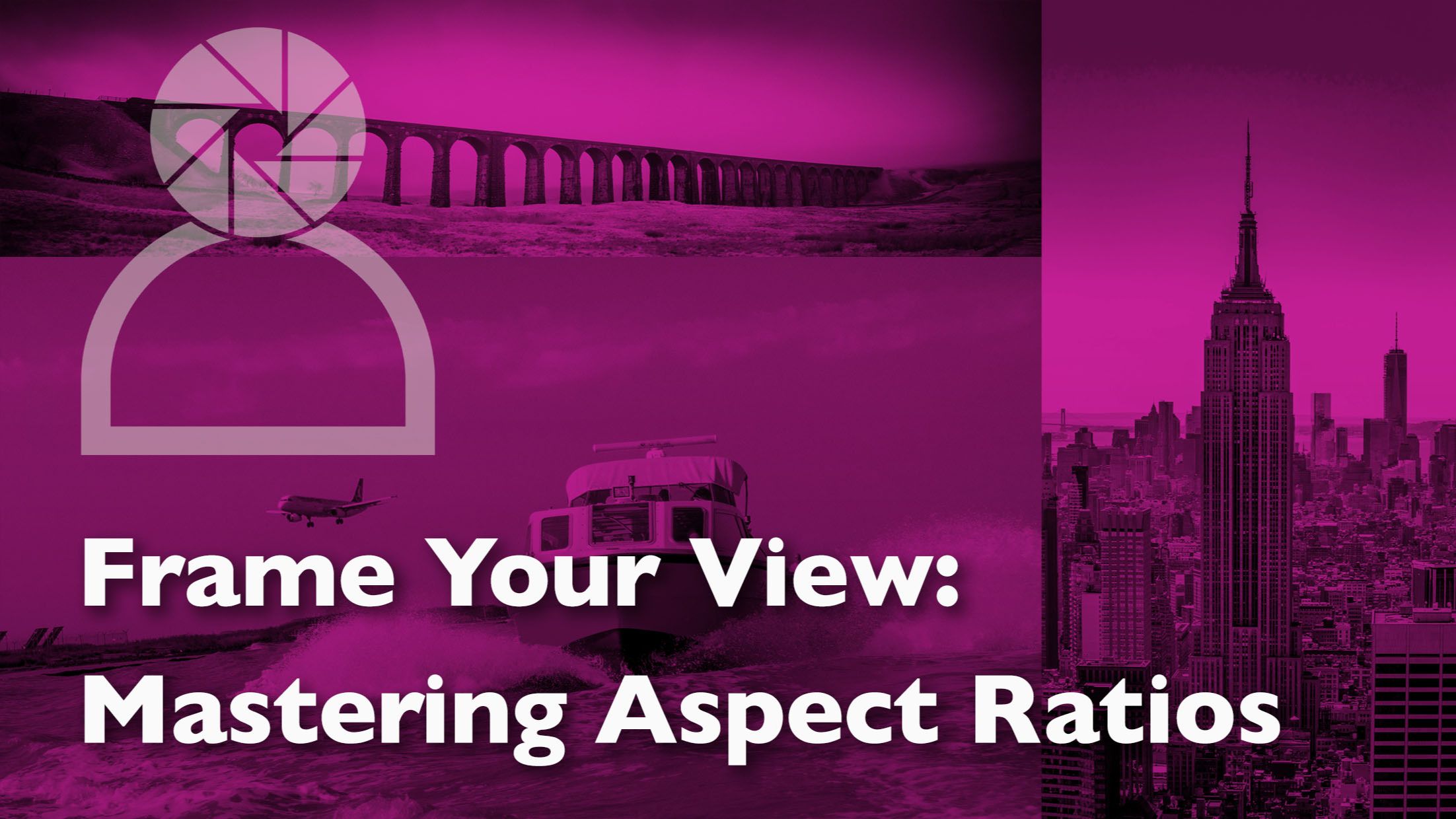 header graphic for a photography blog about photographic aspect ratios