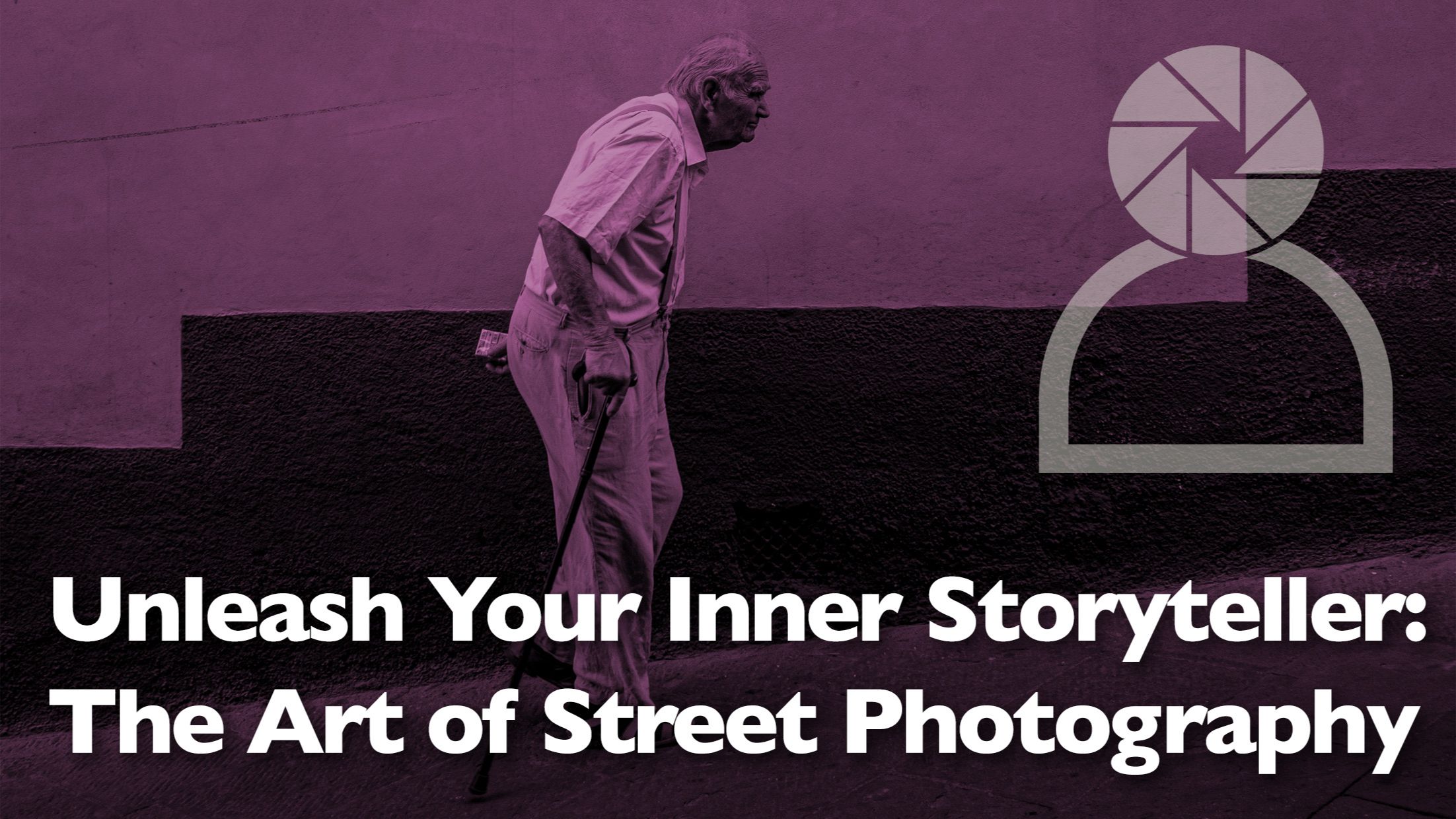 Header graphic for a blog post about street photography